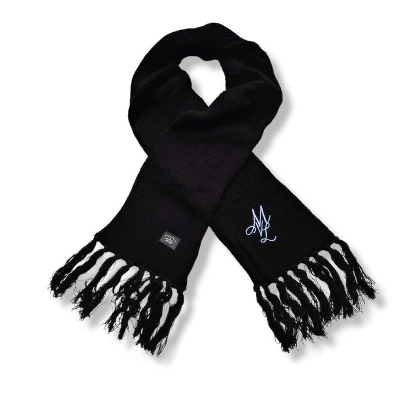 MVL schwarze Linie Schal - schwarz