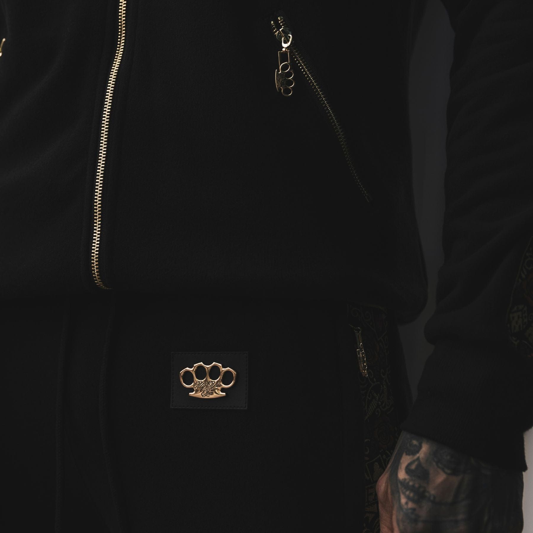 Sudadera con capucha y pantalón deportivo LFR - Negro/negro