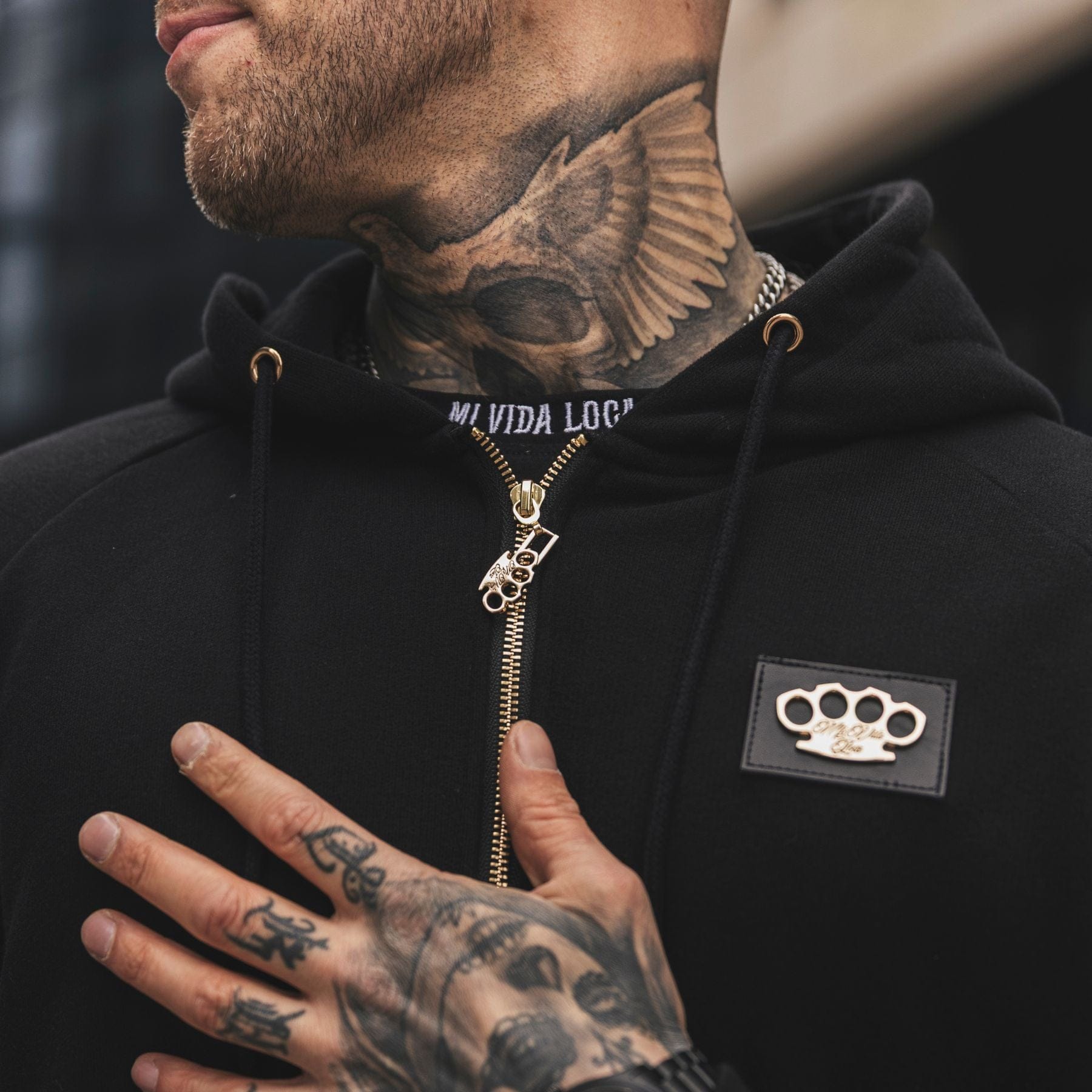 Sudadera con capucha y pantalón deportivo LFR - Negro/negro