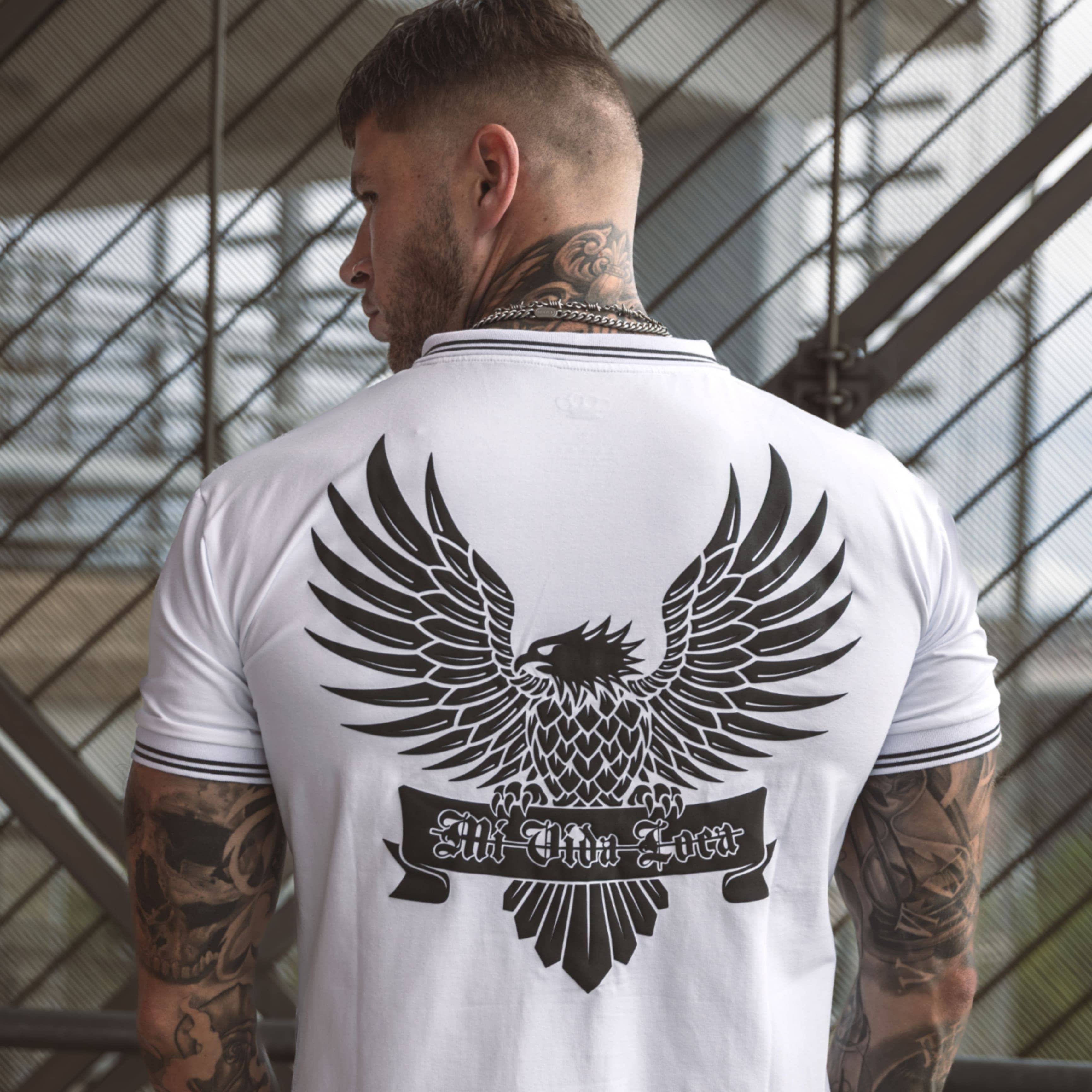 MVL "Eagle" polo shirt - white