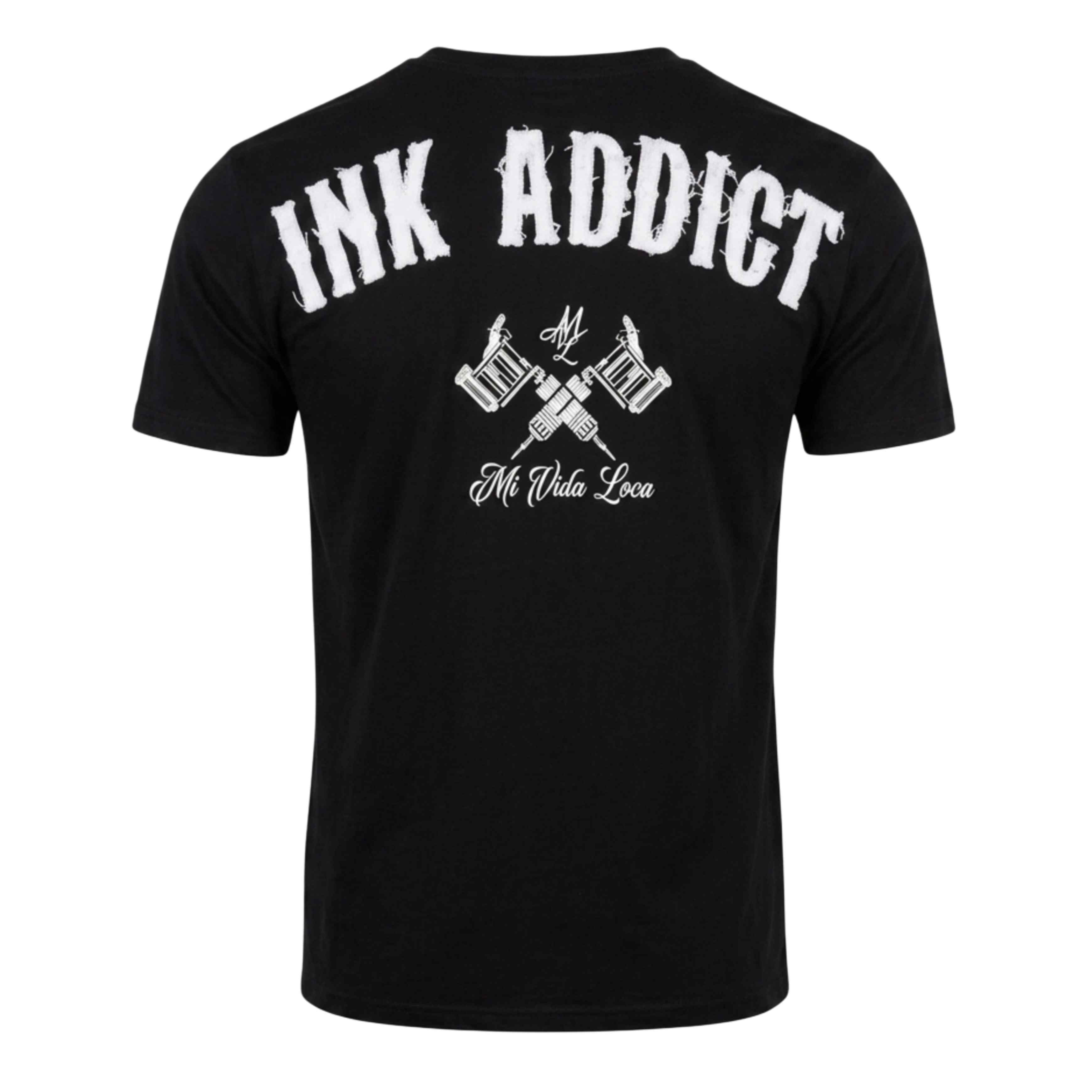 Camiseta «Ink addict» - negra