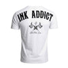 Camiseta «Ink addict» - Blanca