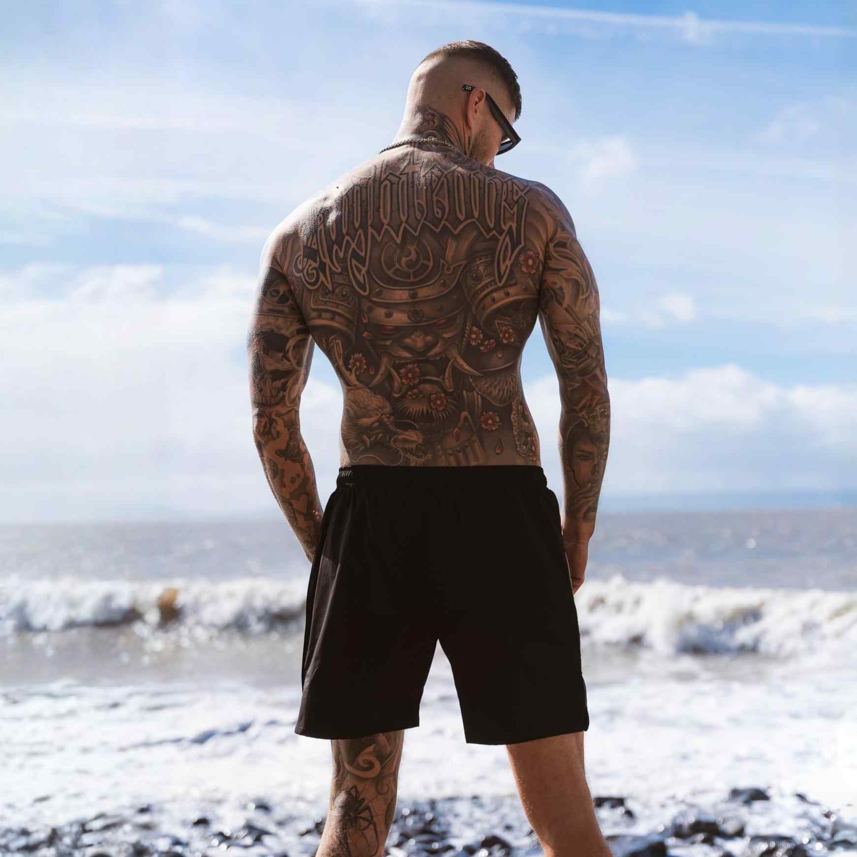 LFR jogger Swimming shorts - black/black