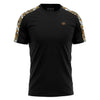 Camiseta negra con estampado ornamentado de Savage
