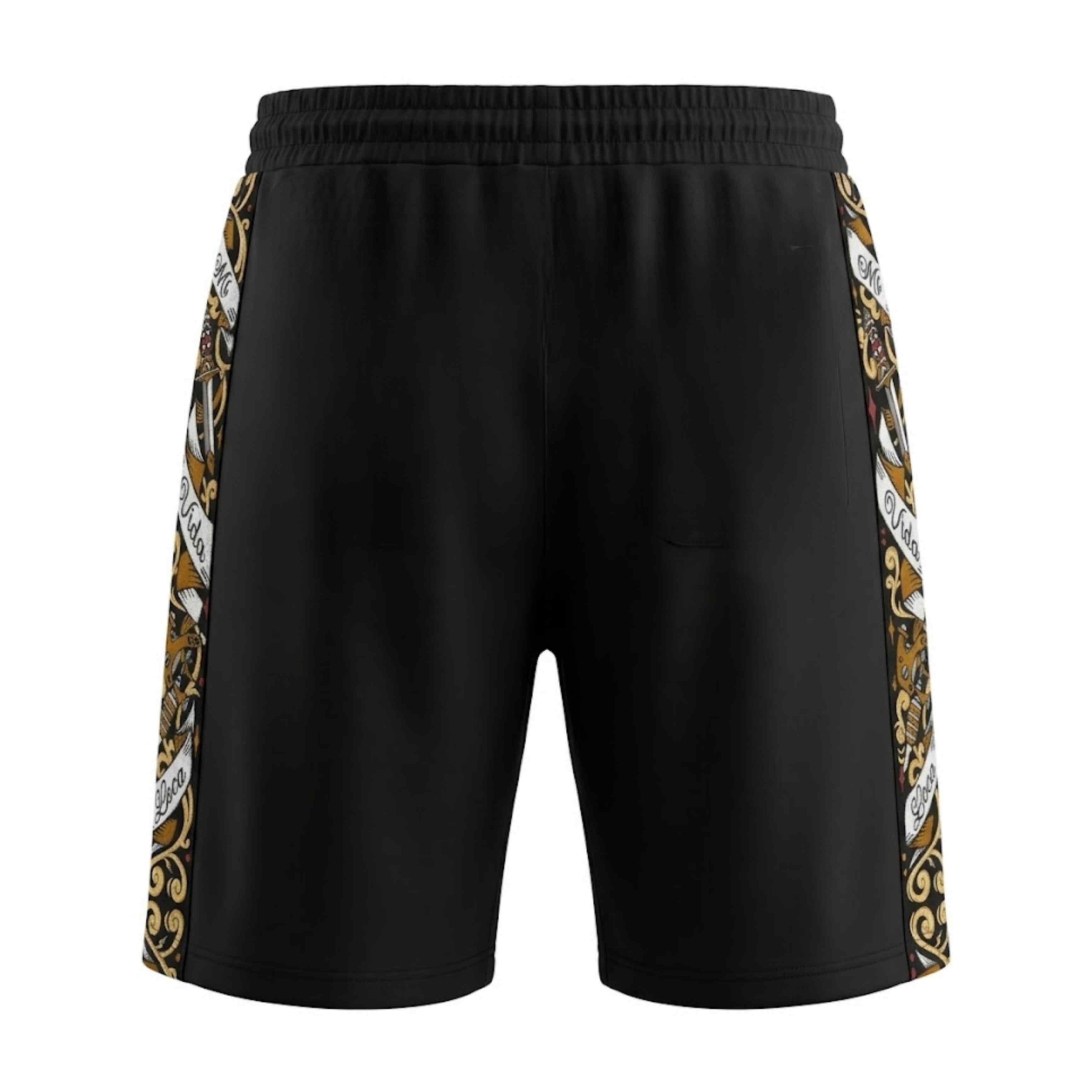 Savage Jogging-Shorts mit Verzierungen – schwarz