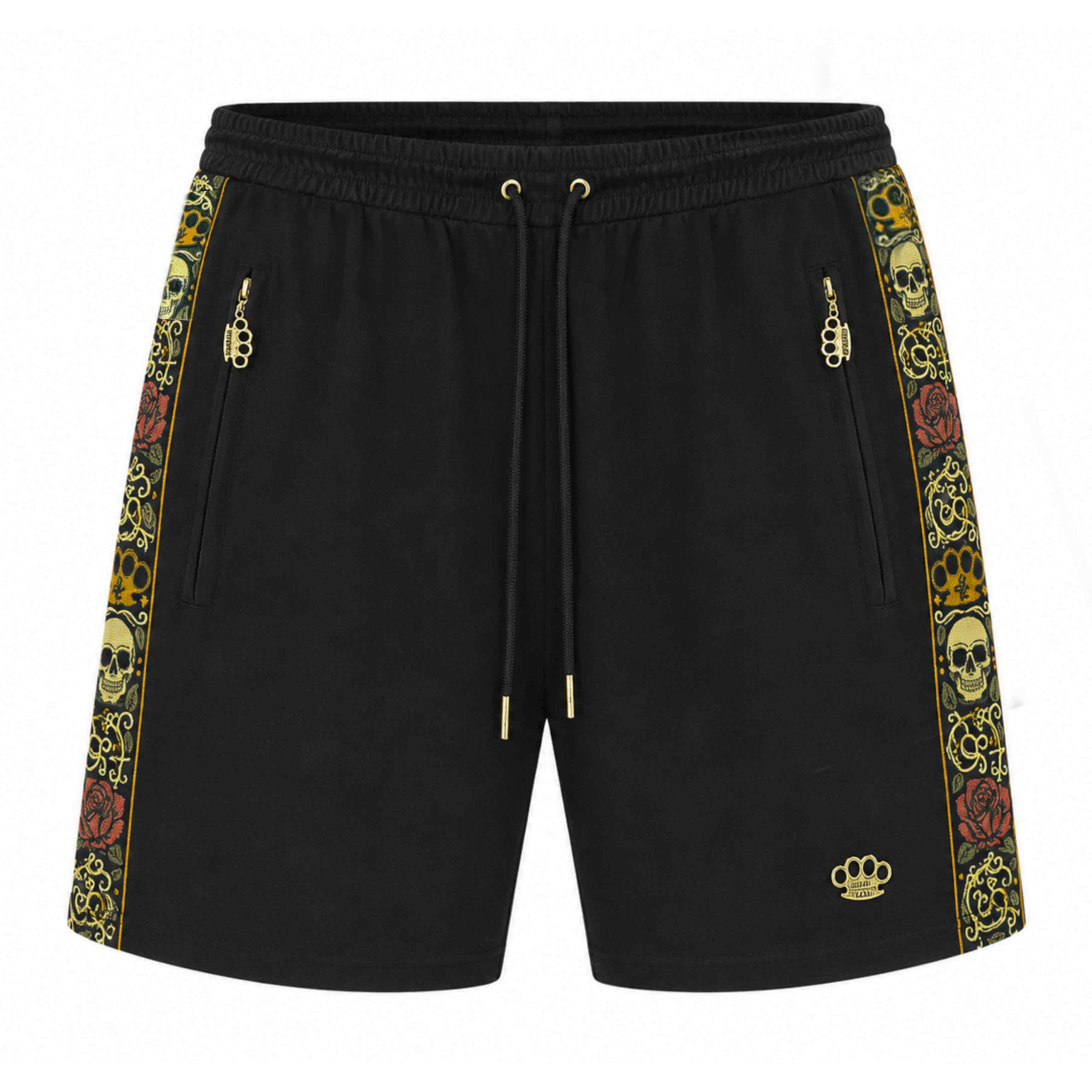 Pantalones cortos de chándal Calavera - negros