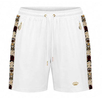 Pantalones cortos de chándal Calavera - blancos