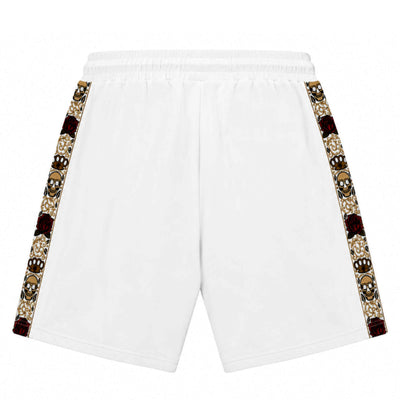 Pantalones cortos de chándal Calavera - blancos
