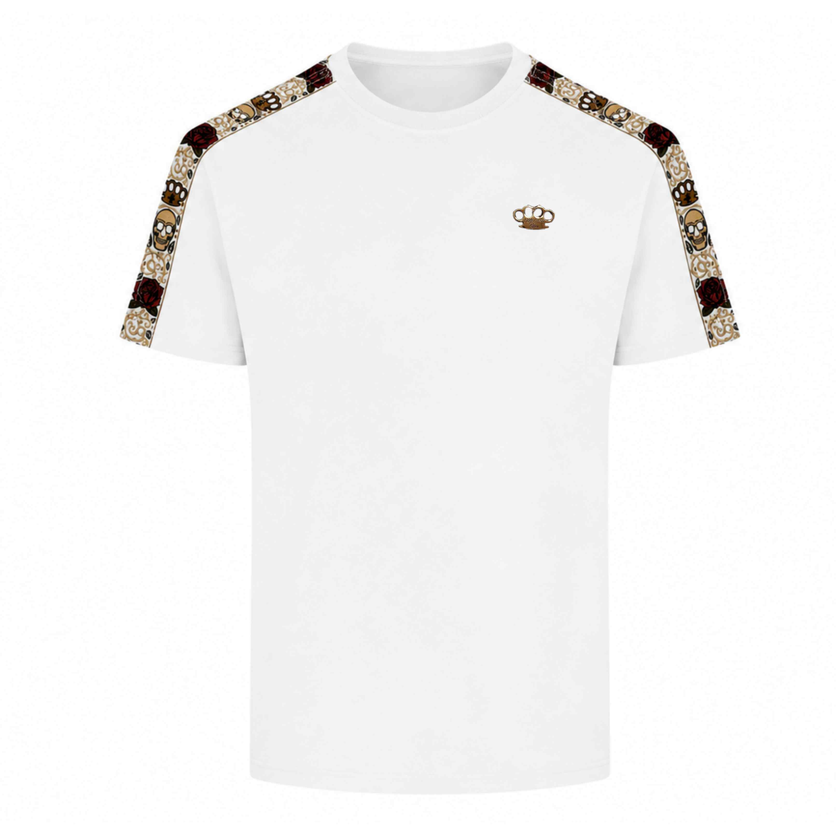 Calavera-T-Shirt – weiß