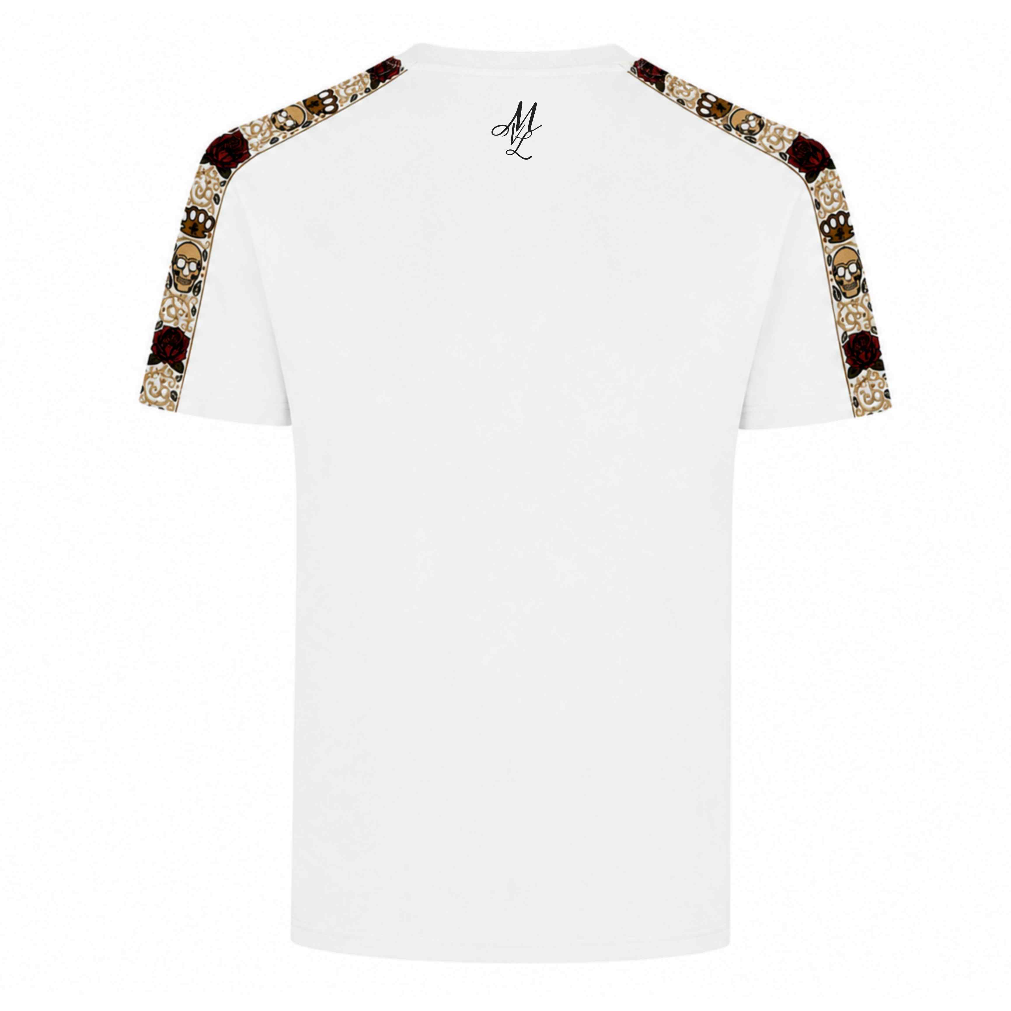 Calavera-T-Shirt – weiß