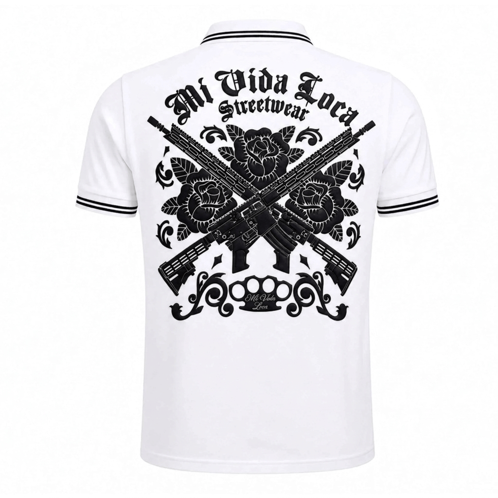 AR15 polo - White