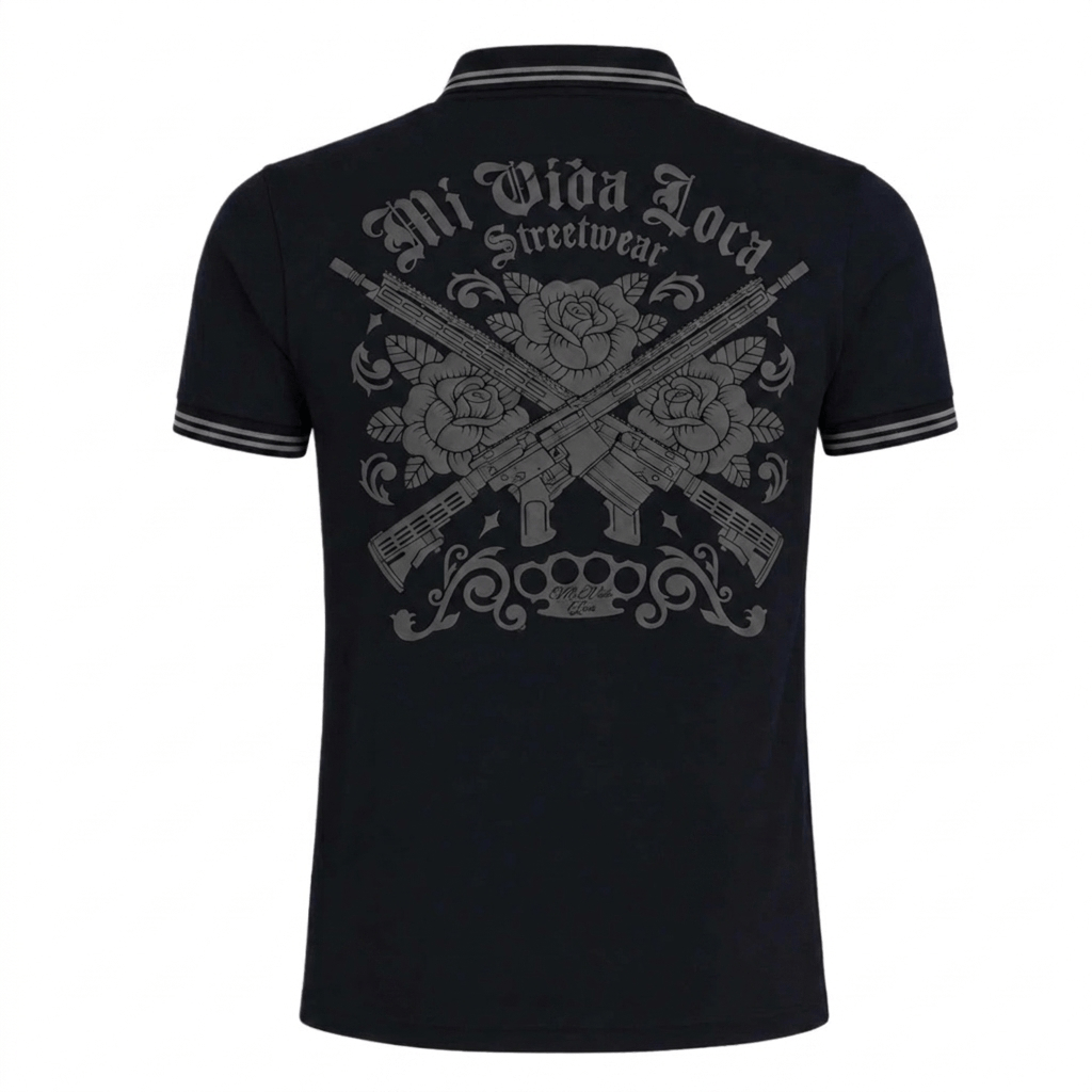 Camiseta de manga corta AR15 - negra