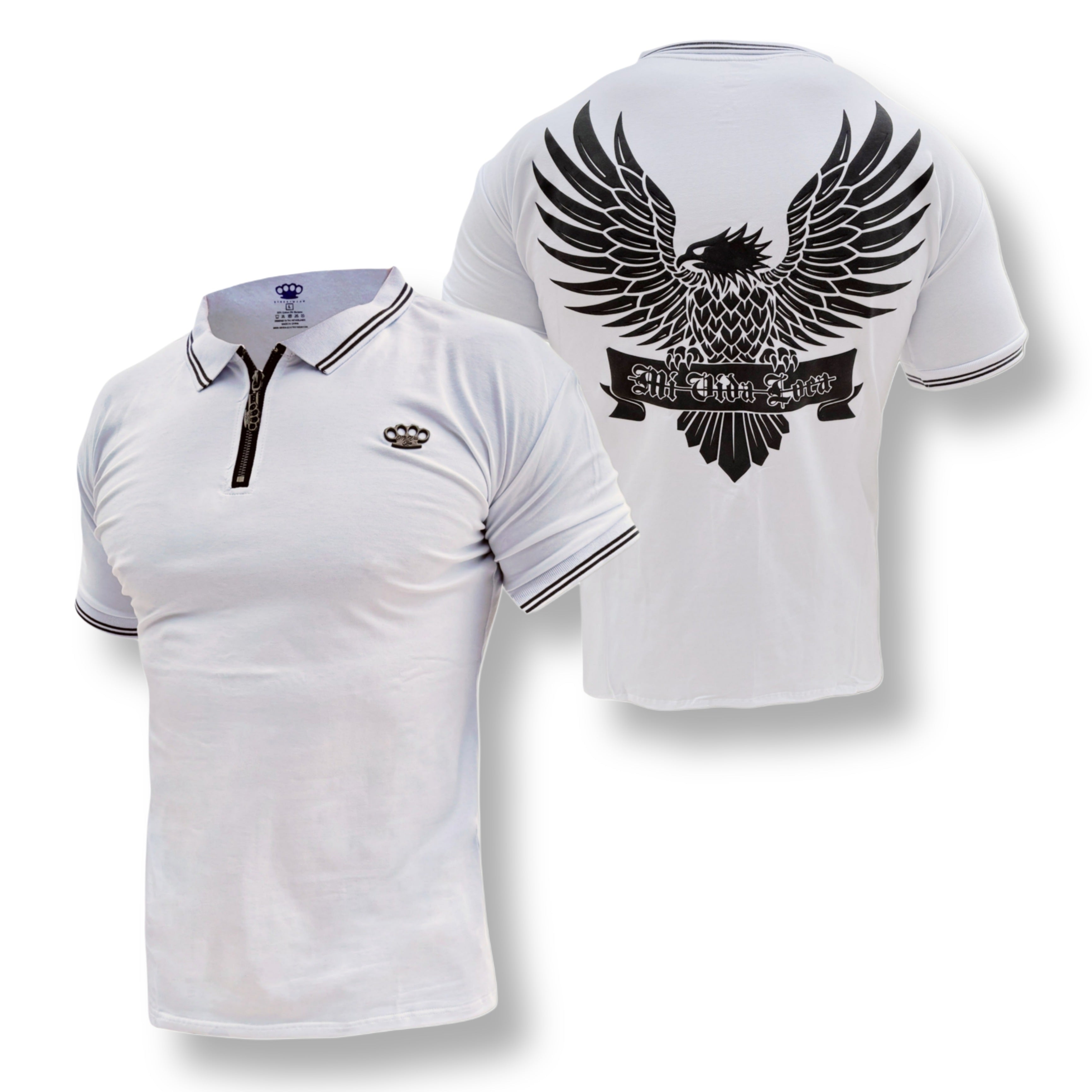 MVL "Eagle" polo shirt - white